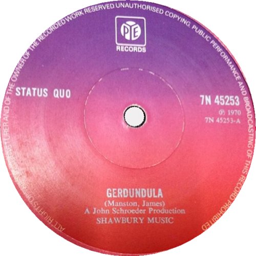 GERDUNDULA Solid Centre - Silver type on label Side A