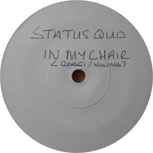 IN MY CHAIR (Reissue) White Label Promo Side A