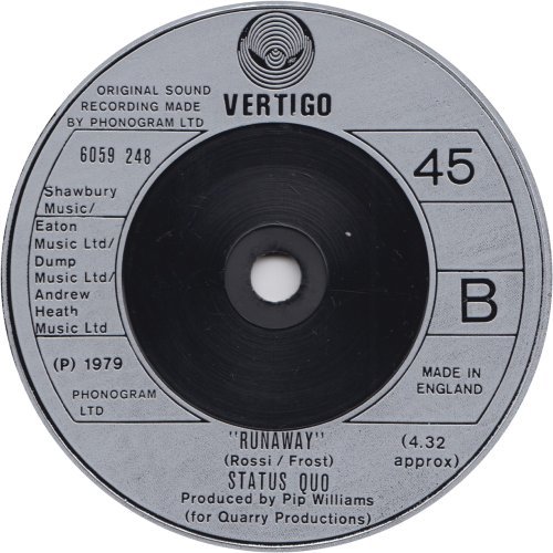 LIVING ON AN ISLAND Silver Injection Label - Mispress Side B