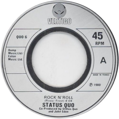 ROCK N' ROLL Jukebox Copy with large dinked centre Side A