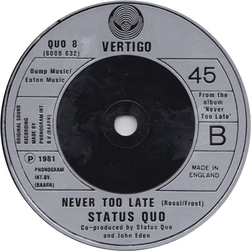 SHE DON'T FOOL ME Silver Injection Label Side B