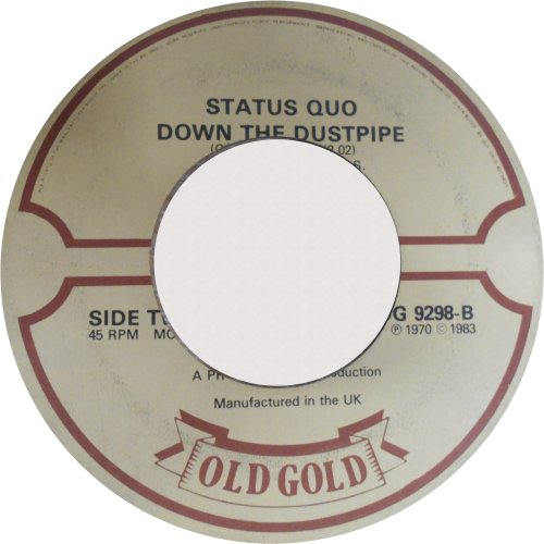 PICTURES OF MATCHSTICK MEN (Old Gold Reissue) Cream Label Side B