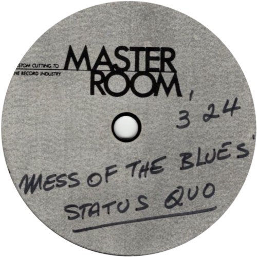 A MESS OF BLUES Acetate Label