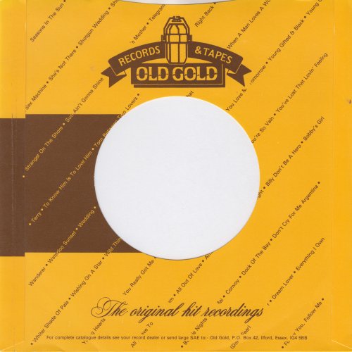 ROCKIN' ALL OVER THE WORLD (Old Gold Reissue) Sleeve (Old Gold) Rear