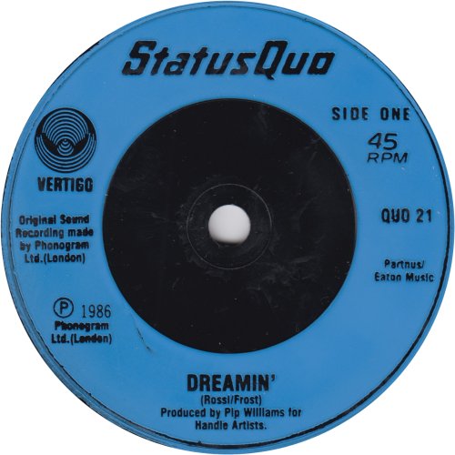DREAMIN' Blue Injection Label Side A