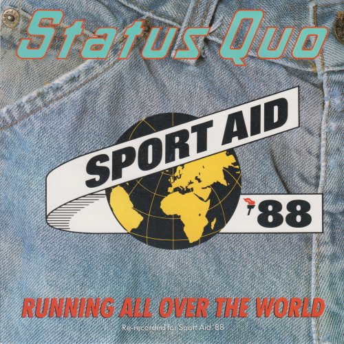 RUNNING ALL OVER THE WORLD Standard Picture Sleeve - thick glossy card Front