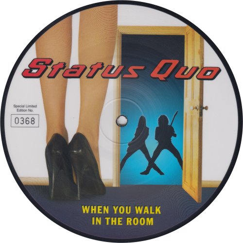 WHEN YOU WALK IN THE ROOM Ltd Edition Picture Disc Side A