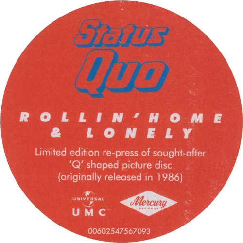 ROLLIN' HOME (Reissue) Sticker on External Plastic Sleeve Label