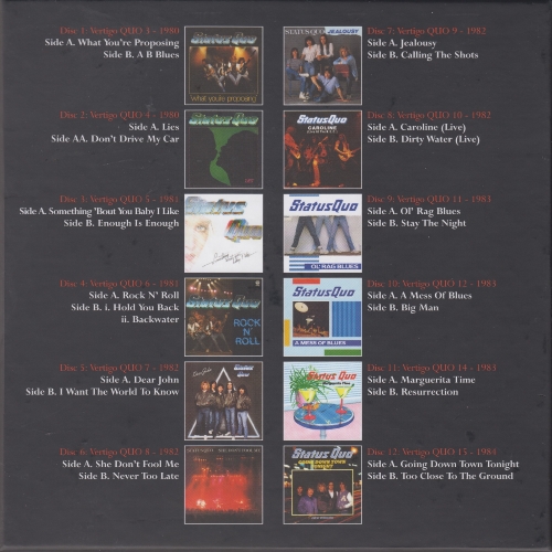 THE VINYL SINGLES COLLECTION 1980-1984 The Box and inner booklet Inner