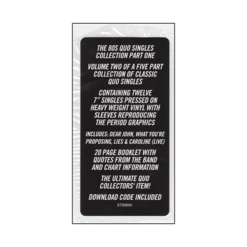 THE VINYL SINGLES COLLECTION 1980-1984 The Box and inner booklet Inner