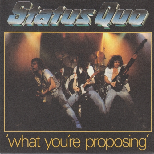 THE VINYL SINGLES COLLECTION 1980-1984 Sleeve 1: What You're Proposing Front