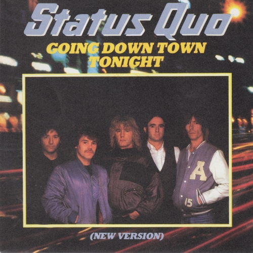 THE VINYL SINGLES COLLECTION 1980-1984 Sleeve 12: Going Down Town Tonight Front