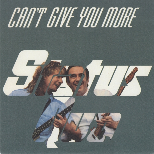 THE VINYL SINGLES COLLECTION 1990-1999 Sleeve 3: Can't Give You More Front