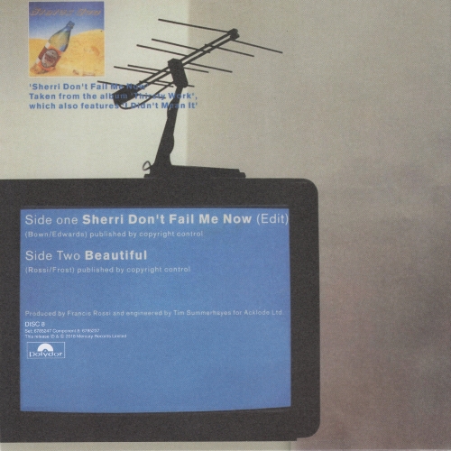 THE VINYL SINGLES COLLECTION 1990-1999 Sleeve 8: Sherri Don't Fail Me Now Rear