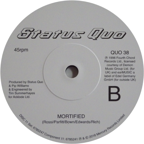 THE VINYL SINGLES COLLECTION 1990-1999 Disc 11: Fun Fun Fun Side B