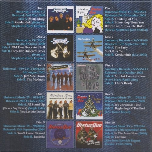 THE VINYL SINGLES COLLECTION 2000-2010 The Box and inner booklet Inner