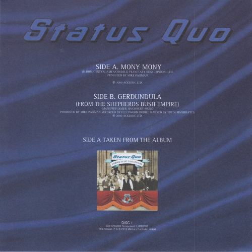 THE VINYL SINGLES COLLECTION 2000-2010 Sleeve 1: Mony Mony Rear