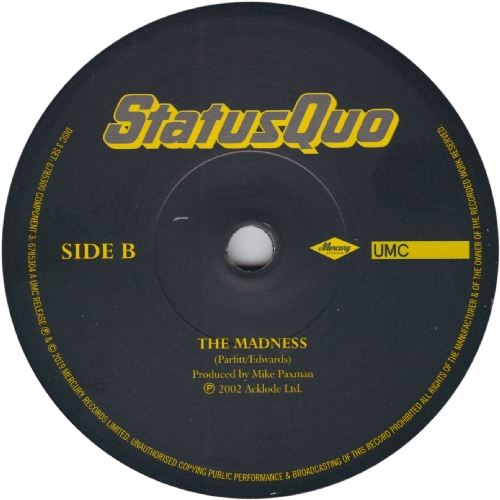 THE VINYL SINGLES COLLECTION 2000-2010 Disc 3: Jam Side Down Side B