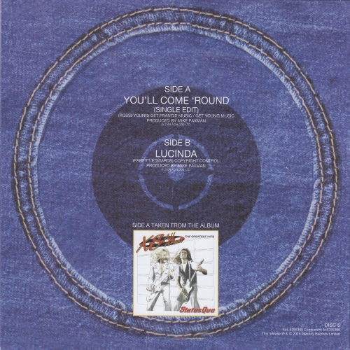 THE VINYL SINGLES COLLECTION 2000-2010 Sleeve 5: You'll Come Round Rear