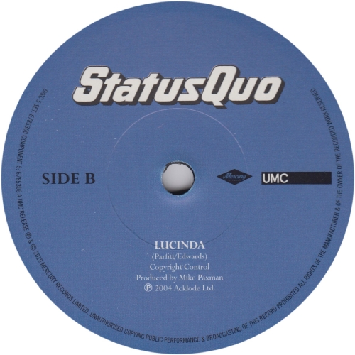 THE VINYL SINGLES COLLECTION 2000-2010 Disc 5: You'll Come Round Side B