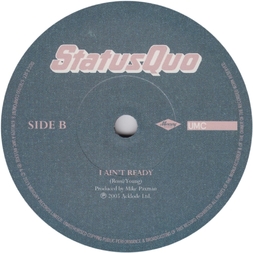 THE VINYL SINGLES COLLECTION 2000-2010 Disc 8: All That Counts Is Love Side B