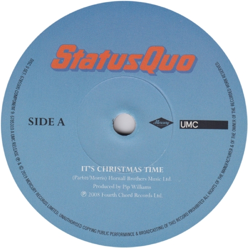THE VINYL SINGLES COLLECTION 2000-2010 Disc 9: It's Christmas Time Side A