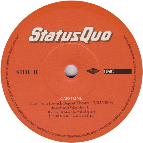 THE VINYL SINGLES COLLECTION 2000-2010 Disc 10: In The Army Now (2010) Side B