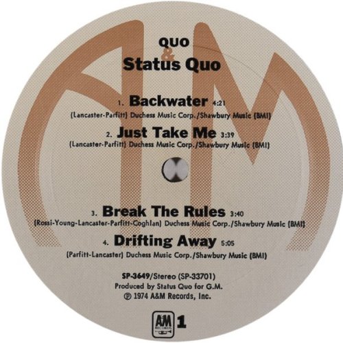 QUO Standard Label v1 Side A