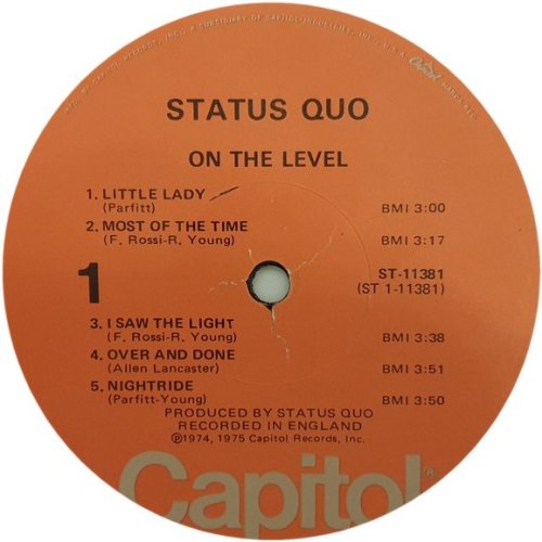 ON THE LEVEL Label v2 Side A