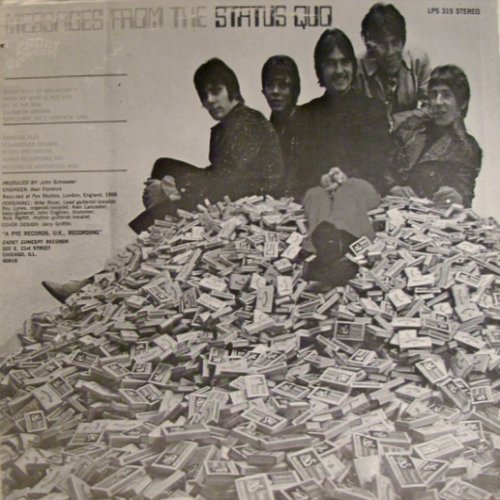 MESSAGES FROM THE STATUS QUO (RE-ISSUE) Standard Sleeve Rear