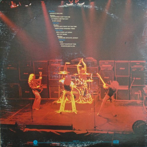 LIVE Standard Gatefold Sleeve Rear