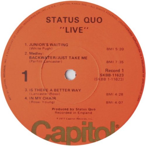 LIVE Label v1 - Disc 1 Side A