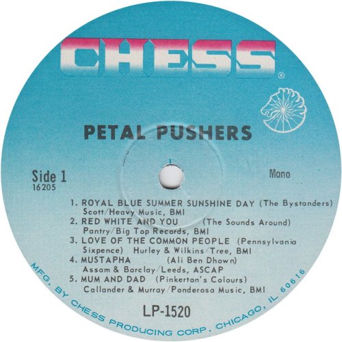 PETAL PUSHERS Mono Label Side A