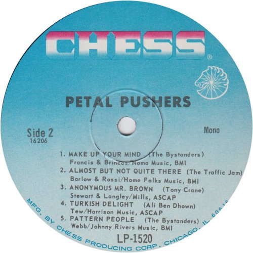 PETAL PUSHERS Mono Label Side B