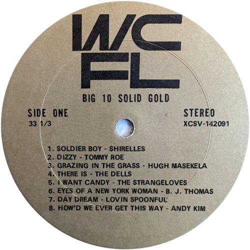 BIG 10 RADIO PRESENTS SOLID GOLD FOR CHICAGO Label Side A