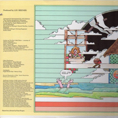THE SONGS OF JOHN LENNON & PAUL MCCARTNEY Gatefold Sleeve Inner