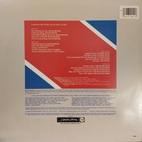 ANTHOLOGY OF BRITISH ROCK: THE PYE YEARS Gatefold Sleeve - CRC Club Edition Rear