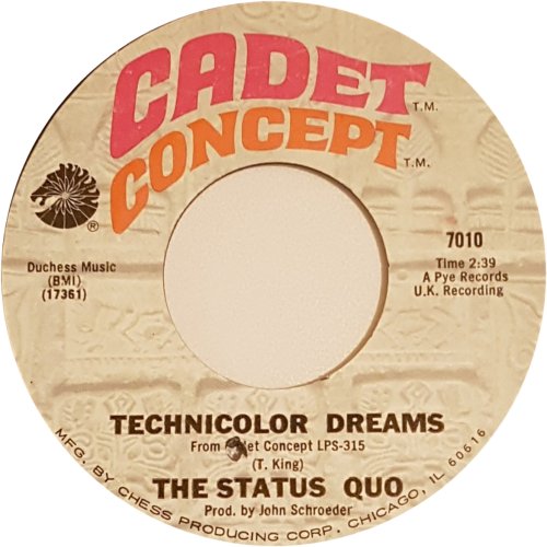 TECHNICOLOR DREAMS Variation with thicker fonts Side A
