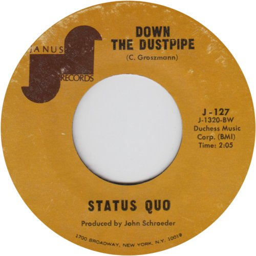 DOWN THE DUSTPIPE Standard Issue 1 Side A