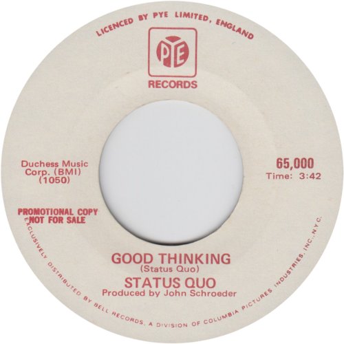 TUNE TO THE MUSIC Promo 1 Side B