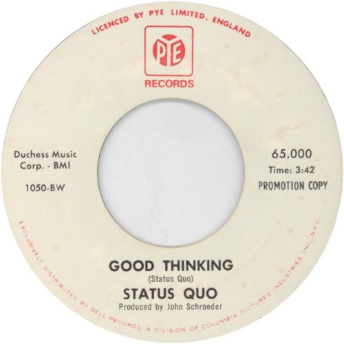 TUNE TO THE MUSIC Promo 1 Side B