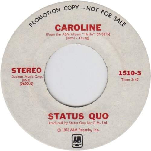 CAROLINE Promo Side A