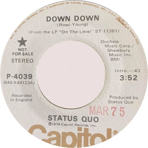DOWN DOWN Promo 2 Side A
