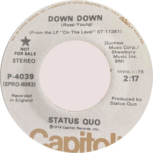 DOWN DOWN Promo 2 Side B