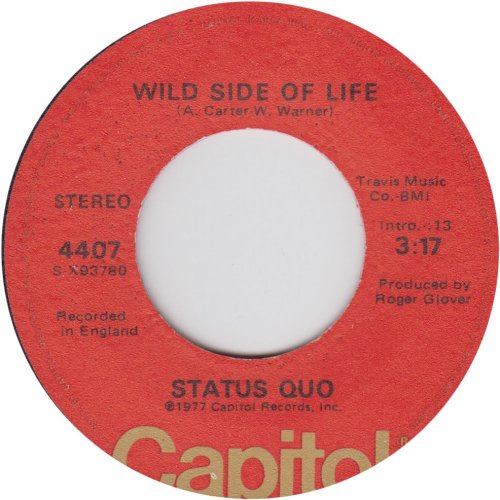 WILD SIDE OF LIFE Standard Issue 1 Side A