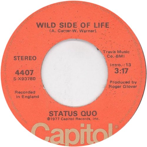 WILD SIDE OF LIFE Standard Issue 3 Side A