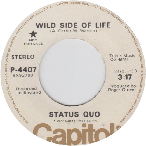WILD SIDE OF LIFE Promo Side A