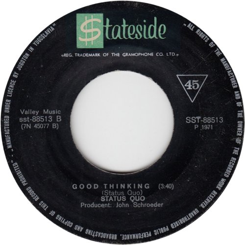 TUNE TO THE MUSIC Label 2 Side B