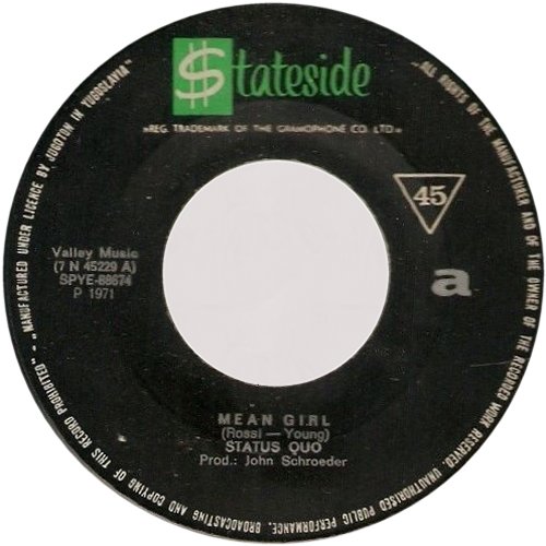 MEAN GIRL Label Side A