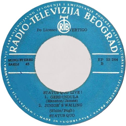 ROLL OVER LAY DOWN Label Side B